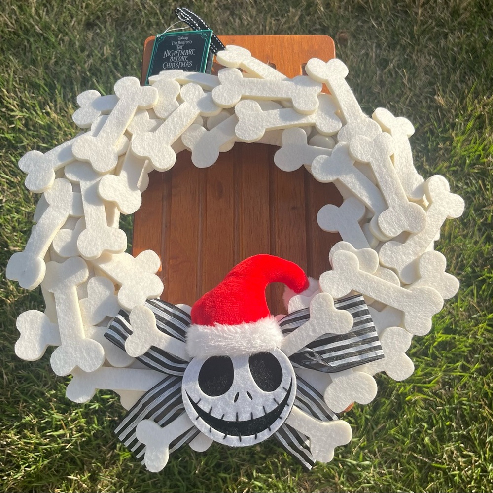 Jack Skellington Holiday Wreath - The Nightmare Before Christmas